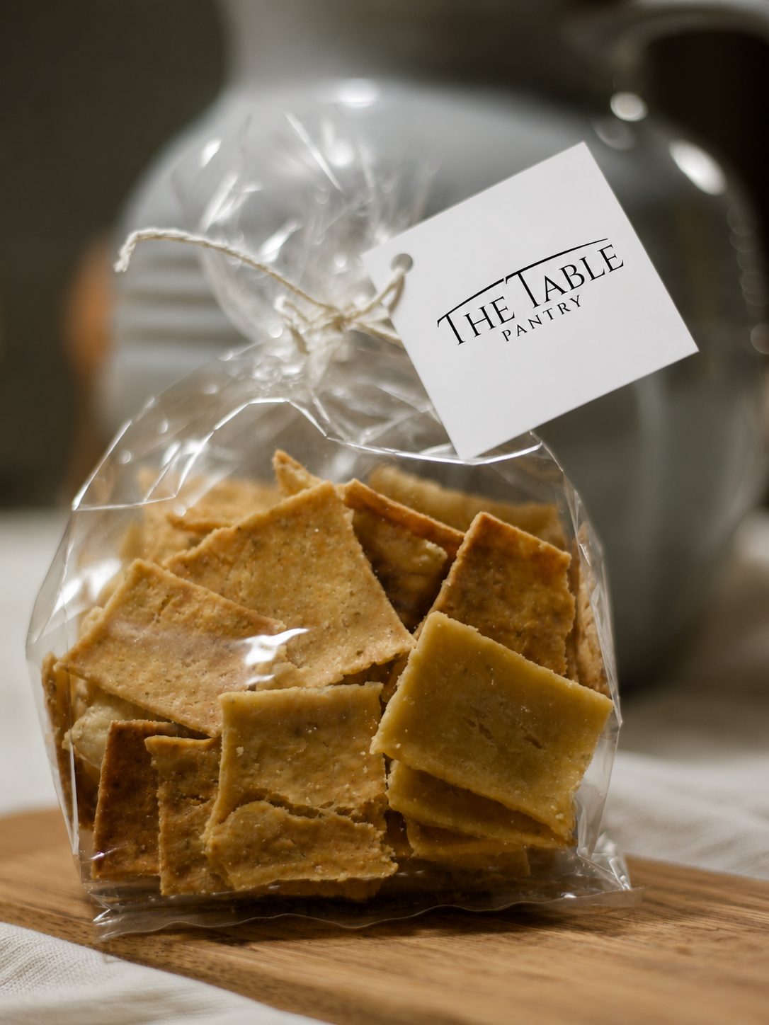 Sourdough Discard Crackers · Cheese & Salt